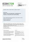 Research paper thumbnail of Power, Food and Agriculture: Implications for Farmers, Consumers and Communities