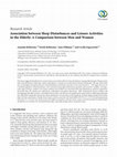 Research paper thumbnail of Association between Sleep Disturbances and Leisure Activities in the Elderly: A Comparison between Men and Women