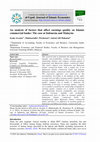 Research paper thumbnail of An analysis of factors that affect earnings quality on Islamic commercial banks: The case at Indonesia and Malaysia