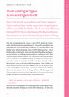 Research paper thumbnail of Vom einzigartigen zum einzigen Gott (Bibel und Kirche 3/2022)