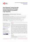 Research paper thumbnail of New Dinosaur Tracks from the Lower Barremian of Portugal (Areia do Mastro Formation, Cape Espichel)