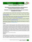 Research paper thumbnail of Frecuencia de atención nutricional especializada en pacientes diagnosticados de cáncer