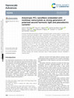 Research paper thumbnail of Anisotropic PCL nanofibers embedded with nonlinear nanocrystals as strong generators of polarized second harmonic light and piezoelectric currents