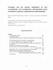 Research paper thumbnail of Synthesis and Ion Sensing Properties of New Colorimetric and Fluorimetric Chemosensors Based on Bithienyl-Imidazo-Anthraquinone Chromophores