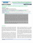 Research paper thumbnail of Therapeutic Apheresis and Immunosuppression in Renal Diseases