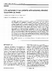 Research paper thumbnail of LDL-Apheresis in Two Patients with Extremely Elevated Lipoprotein (a) Levels