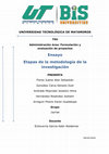 Research paper thumbnail of Ensayo etapas de la metodología de investigación