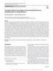 Research paper thumbnail of The impact of green accounting on environmental performance: mediating effects of energy efficiency