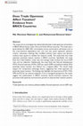 Research paper thumbnail of Does Trade Openness Affect Taxation? Evidence from BRICS Countries