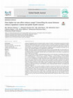 Research paper thumbnail of Global Health Journal