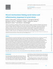 Research paper thumbnail of Neural mechanisms linking social status and inflammatory responses to social stress