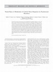 Research paper thumbnail of Neural bases of moderation of cortisol stress responses by psychosocial resources