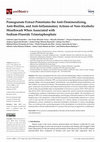 Research paper thumbnail of Pomegranate Extract Potentiates the Anti-Demineralizing, Anti-Biofilm, and Anti-Inflammatory Actions of Non-Alcoholic Mouthwash When Associated with Sodium-Fluoride Trimetaphosphate