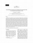 Research paper thumbnail of Solar Radiation Estimation from Rainfall and Temperature Data in Arid and Semi-Arid Climates of Iran