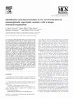 Research paper thumbnail of Identification and characterization of two novel brain-derived immunoglobulin superfamily members with a unique structural organization