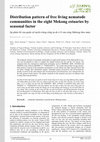 Research paper thumbnail of Distribution pattern of free living nematode communities in the eight Mekong estuaries by seasonal factor