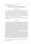 Research paper thumbnail of The Peace Process and the Palestinian Political Landscape