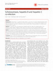 Research paper thumbnail of Schistosomiasis, hepatitis B and hepatitis C co-infection