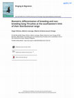 Research paper thumbnail of Biometric differentiation of breeding and non-breeding Song Thrushes at the southwestern limit of their distributional range