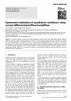 Research paper thumbnail of Systematic realisation of quadrature oscillators using current differencing buffered amplifiers