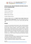 Research paper thumbnail of Estudo de Caso: Análise Financeira dos Resultados da Silvan Transportes-ME