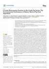 Research paper thumbnail of Circular Bioeconomy Practices in the Greek Pig Sector: The Environmental Performance of Bakery Meal as Pig Feed Ingredient