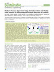 Research paper thumbnail of Medium Fluorous Separation Using Hydrofluoroether and Weakly Polar Solvents for Environmentally Friendly Recycling of Catalysts