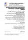 Research paper thumbnail of Knowledge and Risk Factors of Cervical Cancer among Women in Towns of Fako Division- Cameroon