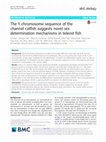 Research paper thumbnail of The Y chromosome sequence of the channel catfish suggests novel sex determination mechanisms in teleost fish