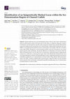 Research paper thumbnail of Identification of an Epigenetically Marked Locus within the Sex Determination Region of Channel Catfish