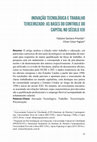 Research paper thumbnail of Inovação Tecnológica e Trabalho Terceirizado: As Bases Do Controle Do Capital No Século XXI