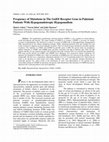 Research paper thumbnail of Frequency of Mutations in The GnRH Receptor Gene in Pakistani Patients With Hypogonadotropic Hypogonadism