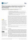 Research paper thumbnail of Empirical Investigation of Work-Related Social Media Usage and Social-Related Social Media Usage on Employees’ Work Performance