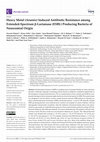 Research paper thumbnail of Heavy Metal (Arsenic) Induced Antibiotic Resistance among Extended-Spectrum β-Lactamase (ESBL) Producing Bacteria of Nosocomial Origin