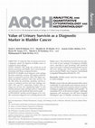 Research paper thumbnail of Value of urinary survivin as a diagnostic marker in bladder cancer