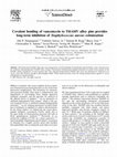 Research paper thumbnail of Covalent bonding of vancomycin to Ti6Al4V alloy pins provides long-term inhibition of Staphylococcus aureus colonization