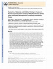 Research paper thumbnail of Evaluation of substrate and inhibitor binding to yeast and human isoprenylcysteine carboxyl methyltransferases (Icmts) using biotinylated benzophenone-containing photoaffinity probes