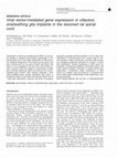 Research paper thumbnail of Viral vector-mediated gene expression in olfactory ensheathing glia implants in the lesioned rat spinal cord