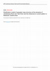 Research paper thumbnail of Stratification model of seawater mass structure at the estuaries of Jeneberang River and Tallo River and the influences to current pattern in Makassar coastal areas