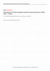 Research paper thumbnail of Development of flood forecasting model and warning systems at Way Ruhu – Ambon