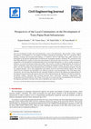 Research paper thumbnail of Perspectives of the Local Communities on the Development of Trans-Papua Road Infrastructure