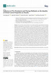 Research paper thumbnail of Influence of Pre-Treatment and Drying Methods on the Quality of Dried Carrot Properties as Snacks