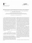 Research paper thumbnail of Rehydration properties of hybrid method dried fruit enriched by natural components