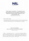 Research paper thumbnail of From legal to normative: A combined social representations and sociocognitive approach to diagnosing cultural change triggered by new environmental laws