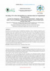 Research paper thumbnail of Inventing a New Africa through Discovery and Innovations in Computational Material Science