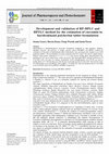 Research paper thumbnail of Development and validation of RP-HPLC and HPTLC method for the estimation of curcumin in haridrakhand polyherbal tablet formulation