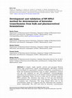 Research paper thumbnail of Development and validation of RP-HPLC method for determination of ketorolac tromethamine from bulk and pharmaceutical formulations