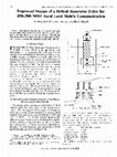 Research paper thumbnail of Improved design of a helical resonator filter for 450-500 MHZ band land mobile communication