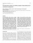 Research paper thumbnail of Aryl-hydrocarbon receptor is an inhibitory regulator of lipid synthesis and of commitment to adipogenesis