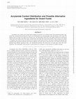 Research paper thumbnail of Acrylamide Content Distribution and Possible Alternative Ingredients for Snack Foods